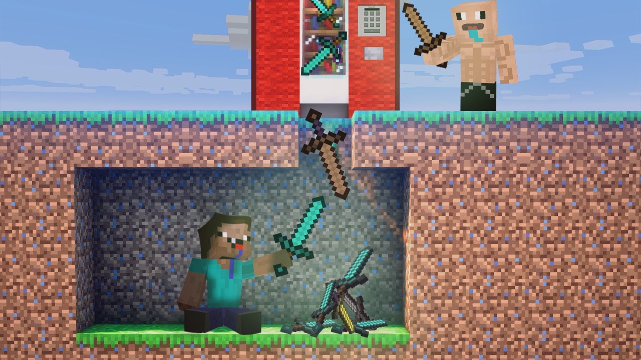 NOOB TROLLEA TIENDA DE ESPADAS EPICAS! MINECRAFT TROLL