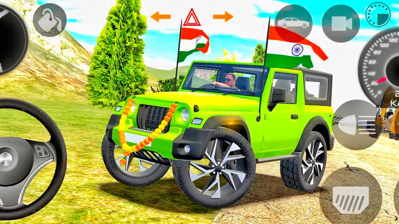 Modified Mahindra Thar😈Games:Indian Green Thar (Gadi Wala Games) Car Game Android Game - #2025