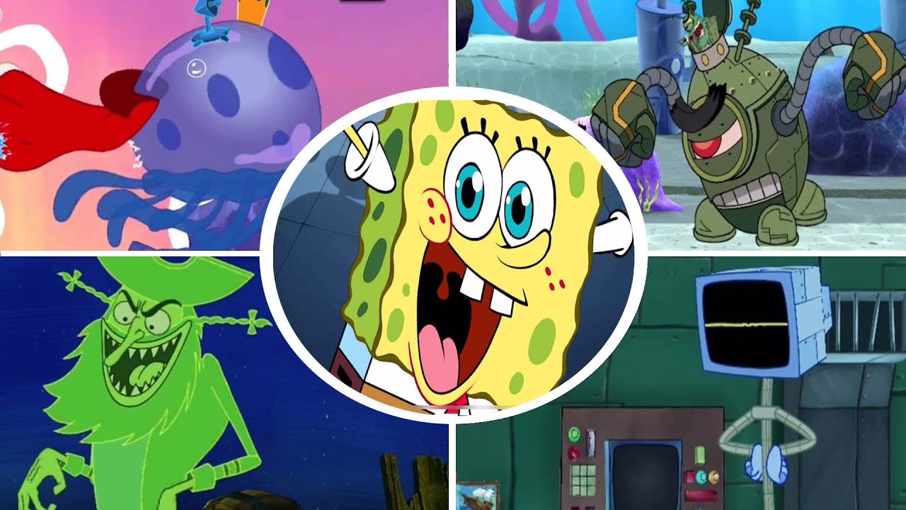SpongeBob Patty Pursuit - All Bosses & Ending