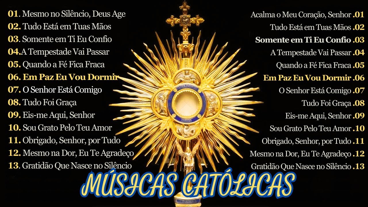 Lindas Músicas Católicas Para Renovar a Fé | 2026 | Acalma o Meu Coração