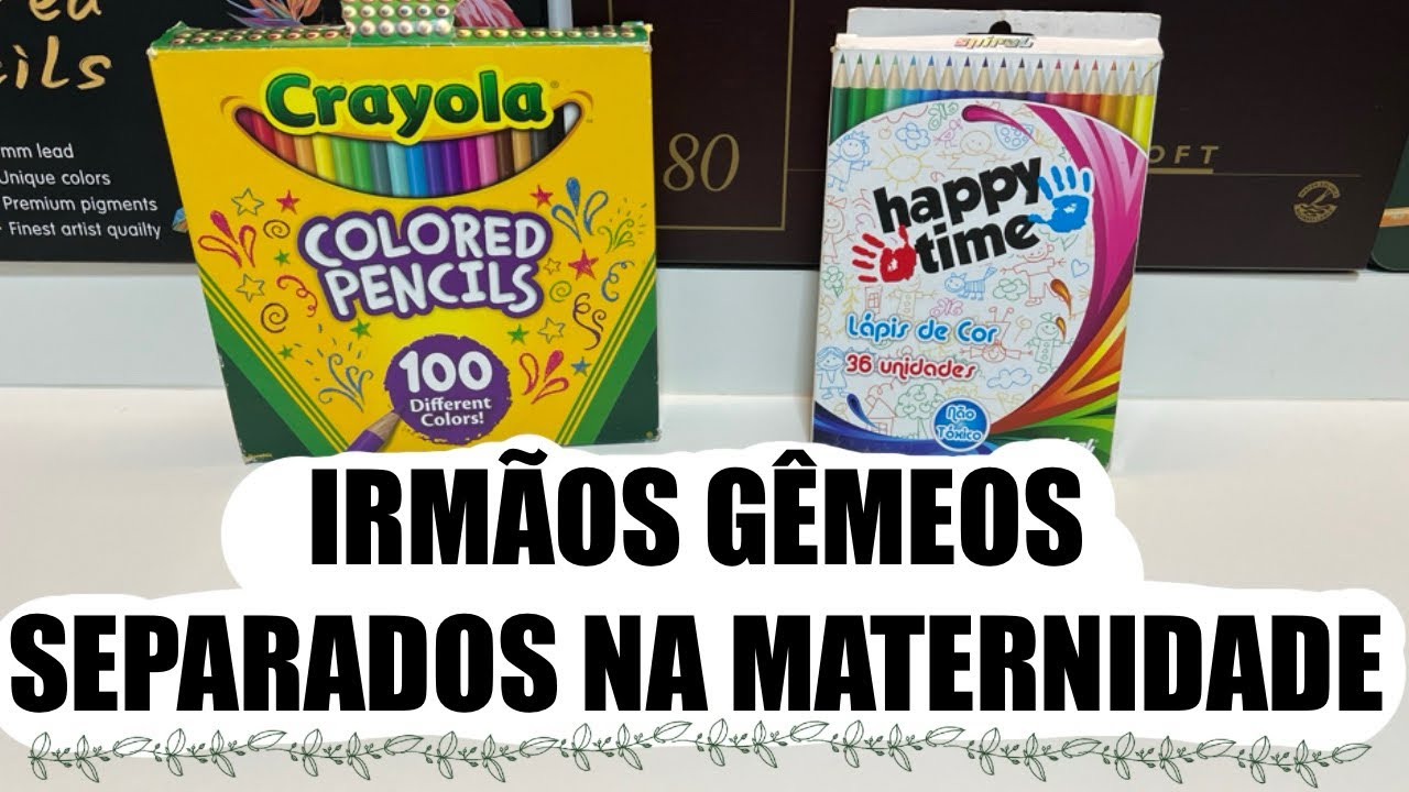 LÁPIS DE COR CRAYOLA E HAPPY TIME | SEMELHANÇAS E DIFERENÇAS | DICA DE LÁPIS DE COR BARATO