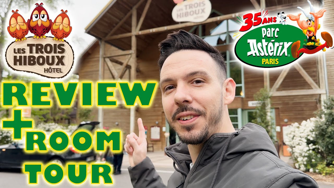 REVIEW y ROOM TOUR  Hotel Les Trois Hiboux (Parc Astérix)