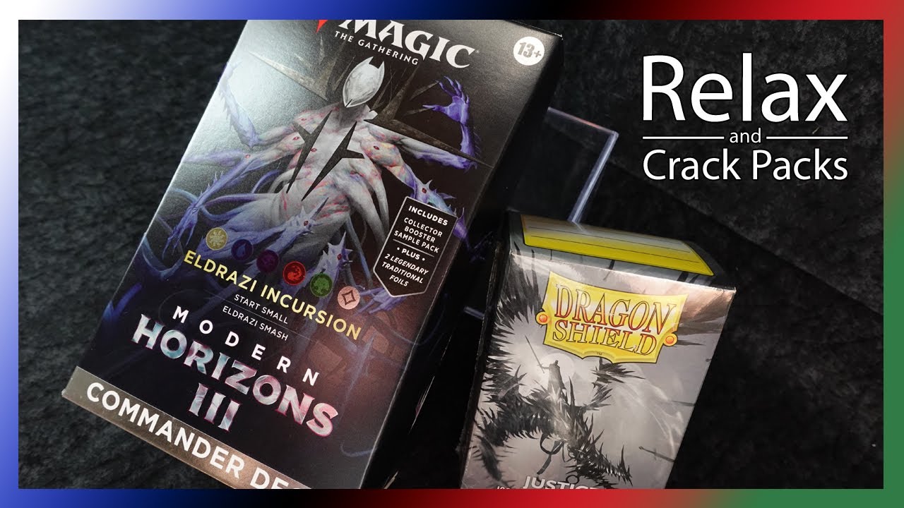 MTG Eldrazi Incursion Commander Showcase - Relax and Crack Packs #asmr #packopening #unboxing