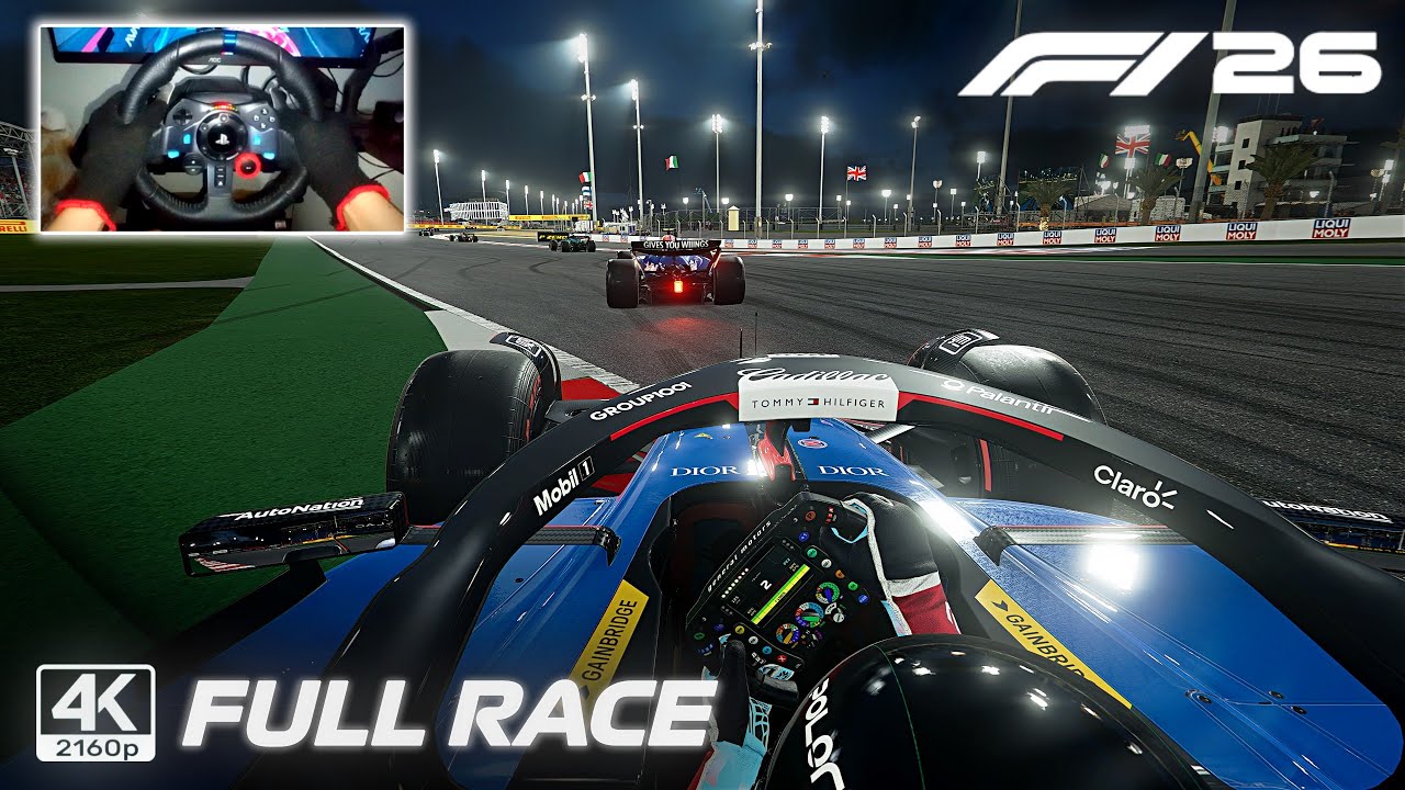 F1 26 MOD Ultra Realistic by Valtteri Bottas – Full Race 2026 Bahrain GP | G29 Steering Wheel