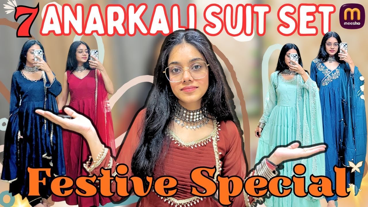 *HUGE* Anarkali Suit Haul 🥰 | Festive Special 😍 | Starting At Just ₹ 682 | Full Sleeves, Sleeveless