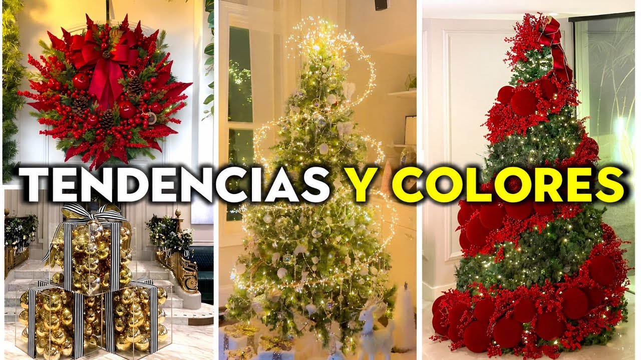 TENDENCIAS y COLORES de DECORACI&Oacute;N NAVIDE&Ntilde;A 2025 que Sorprenden