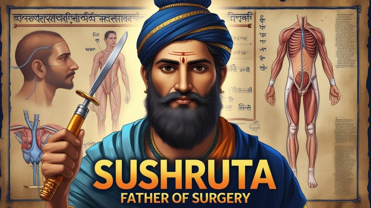 Maharshi Sushruta - Father of surgery ✨ || Ayurvedawings Animated Films 📽️ #sushrut #ayurvedawings