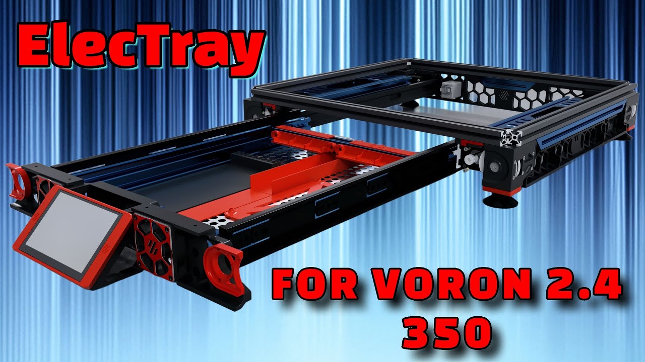 ElecTray for Voron 2.4 350 - Electronics Drawer Mod! (EN/PL Subtitles)