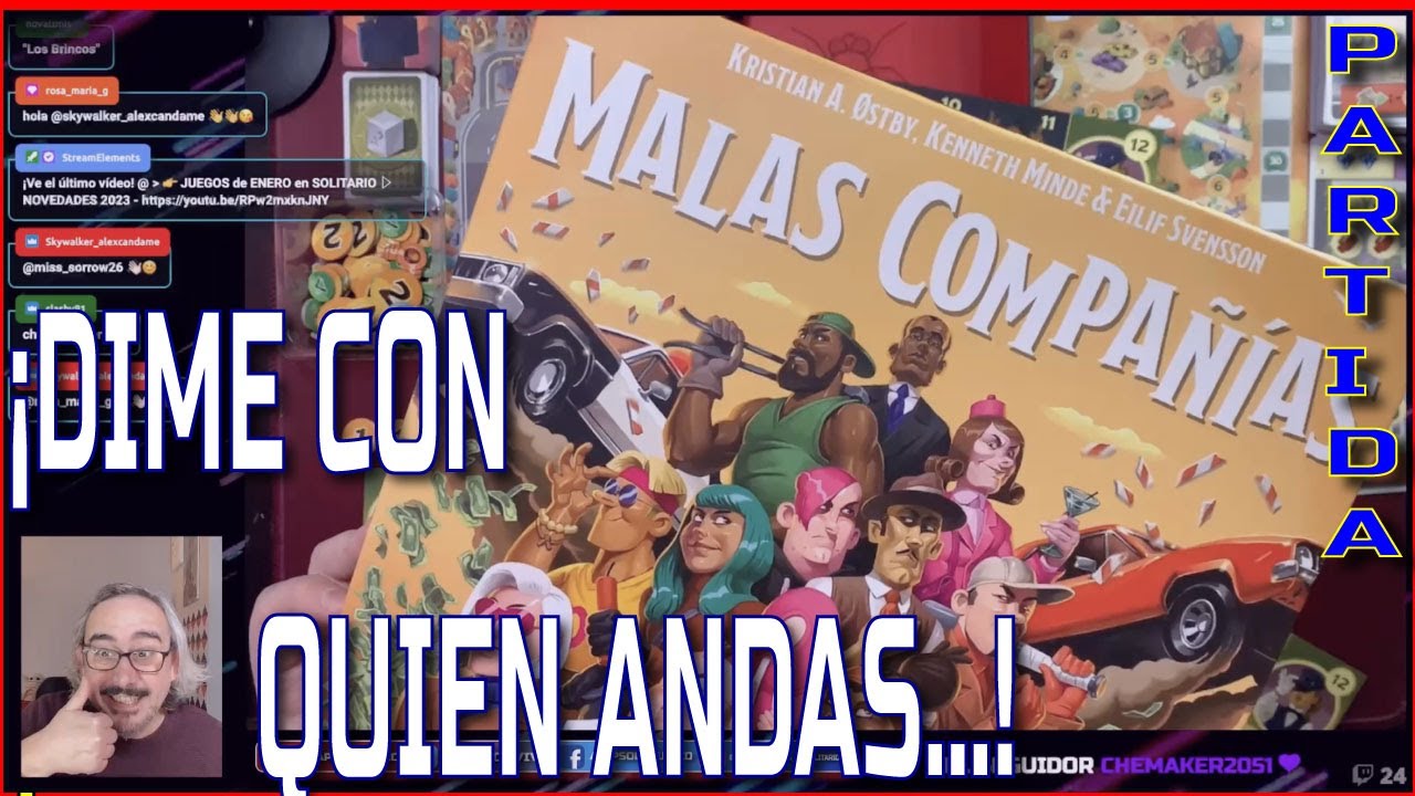 💰 MALAS COMPAÑIAS 🏦 PARTIDA en SOLITARIO 2023