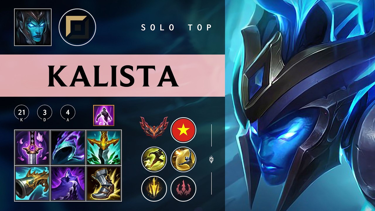 Kalista Top vs Ambessa - VN Grandmaster Patch 26.05