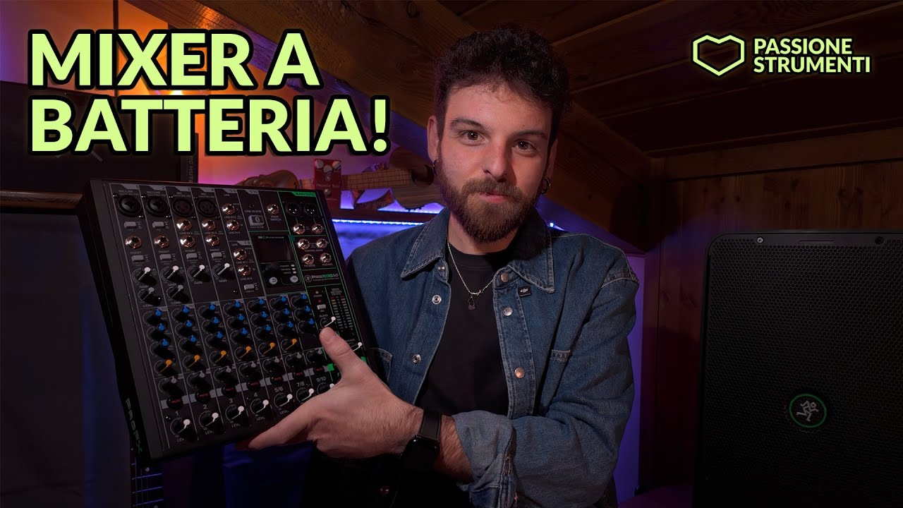Mackie ProFX10 GO: il mixer a batteria per live, eventi e streaming