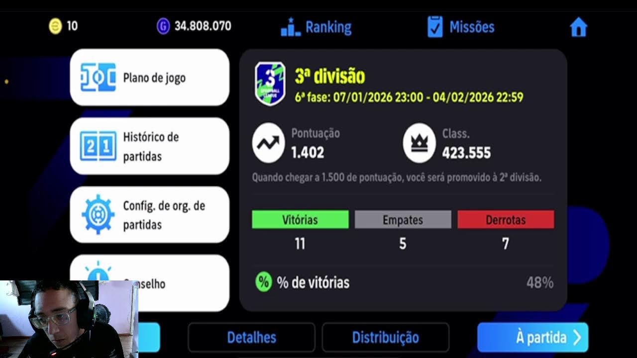 #efotbal VITINHO YT em busca da segunda divisao