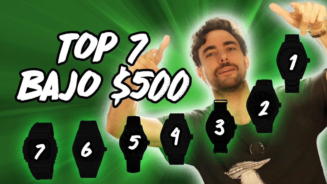 Los 7 Mejores Relojes Bajo $500
