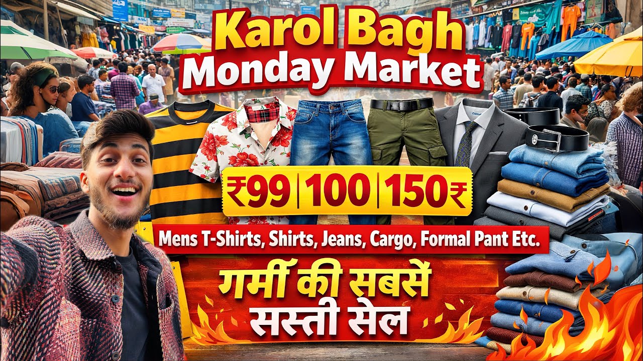 Karol Bagh Market Summer Collection 2026🤩| Karol Bagh Market Delhi | Cheapest Shopping Market Delhi