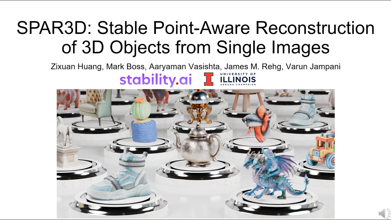 SPAR3D: Stable Point-Aware Reconstruction of 3D Objects from Single Images
