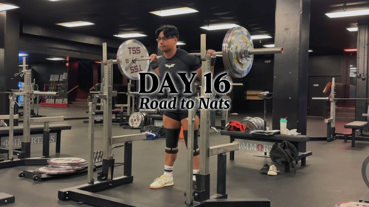 Powerlifting Vlog | Road to Nationals Day 16