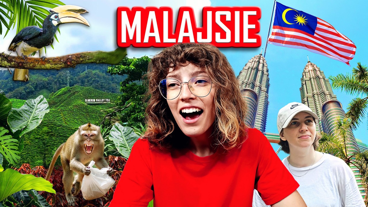 VLOG z MALAJSIE: děsiv&eacute; opice, čajov&eacute; plant&aacute;že, BOURAČKA na sk&uacute;tru a tour buddhistick&yacute;ch chr&aacute;mů!