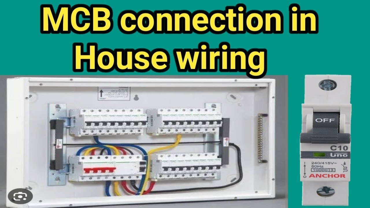 MCB connection in house wiring | Mcb box perfect kaise lagaye #electrical #mcb #tech #manojdey