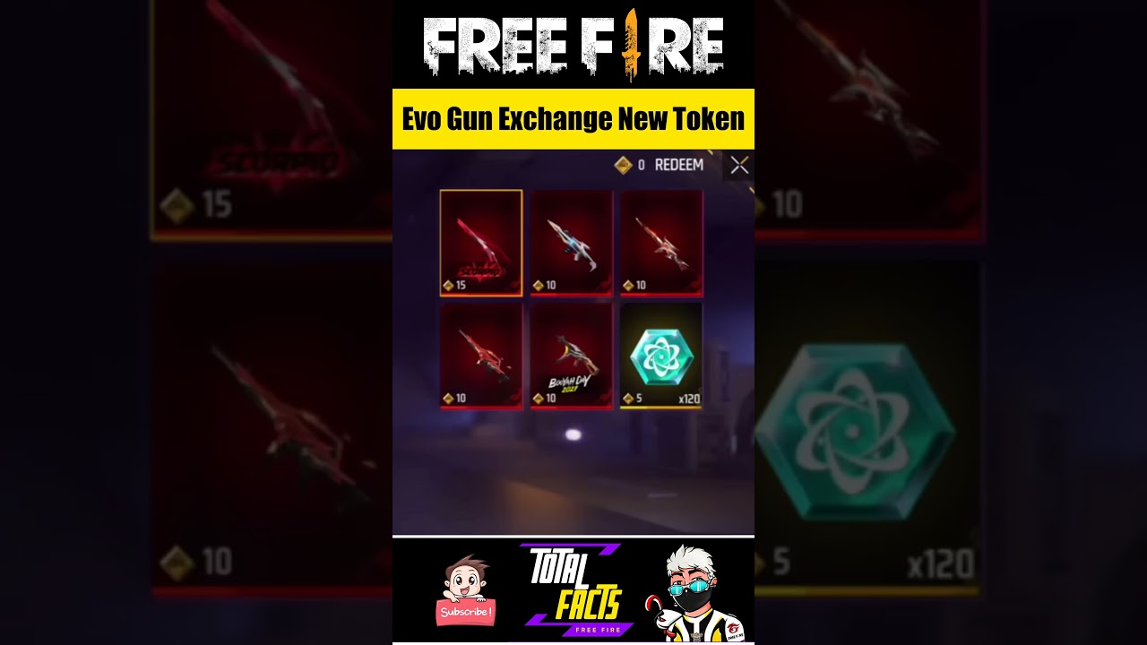 Evo Gun Exchange New Tokens ✨ Free Fire