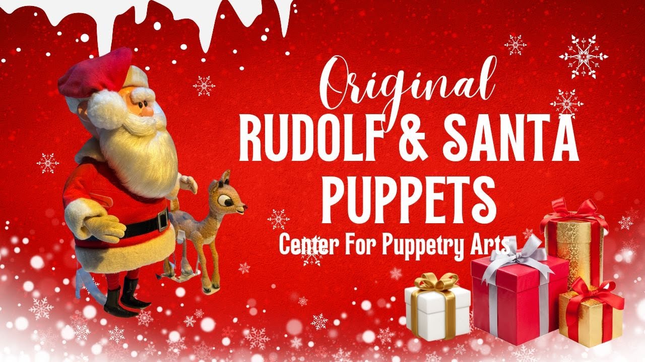 I Found ORIGINAL Santa & Rudolph Puppets At Center for Puppetry Arts 2024