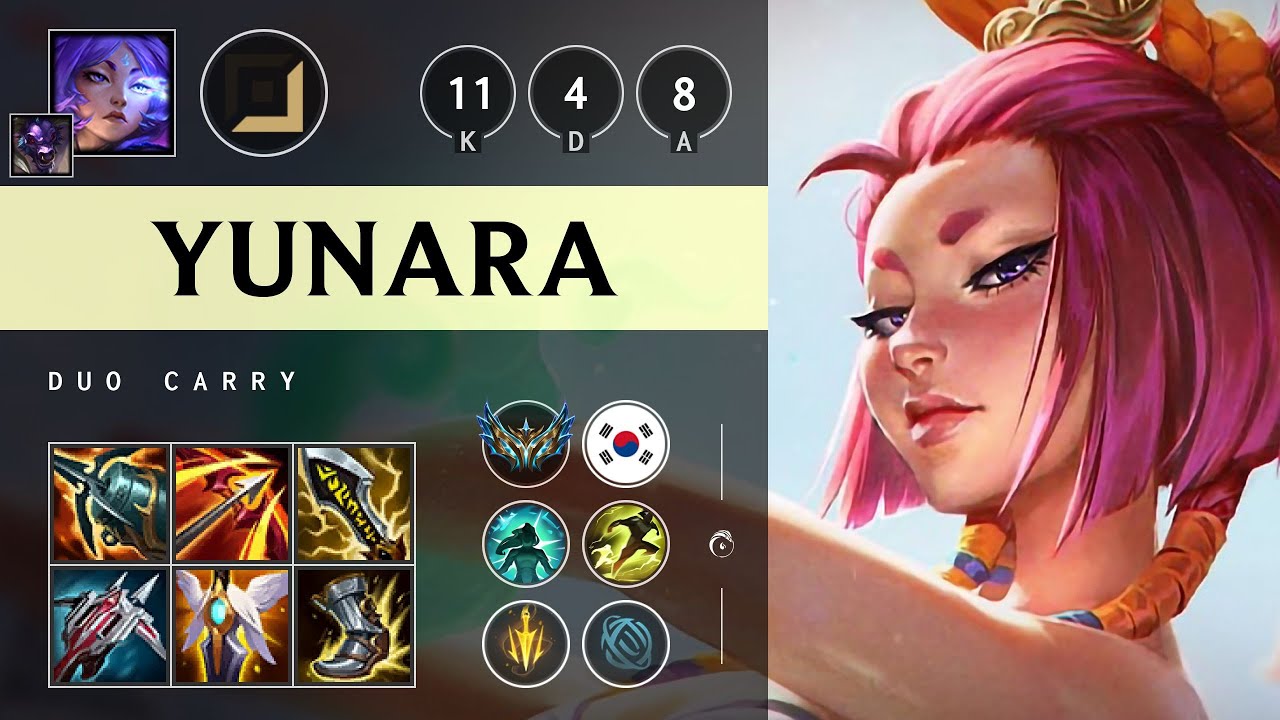 Yunara Carry vs Kai'Sa - KR Challenger Patch 25.21