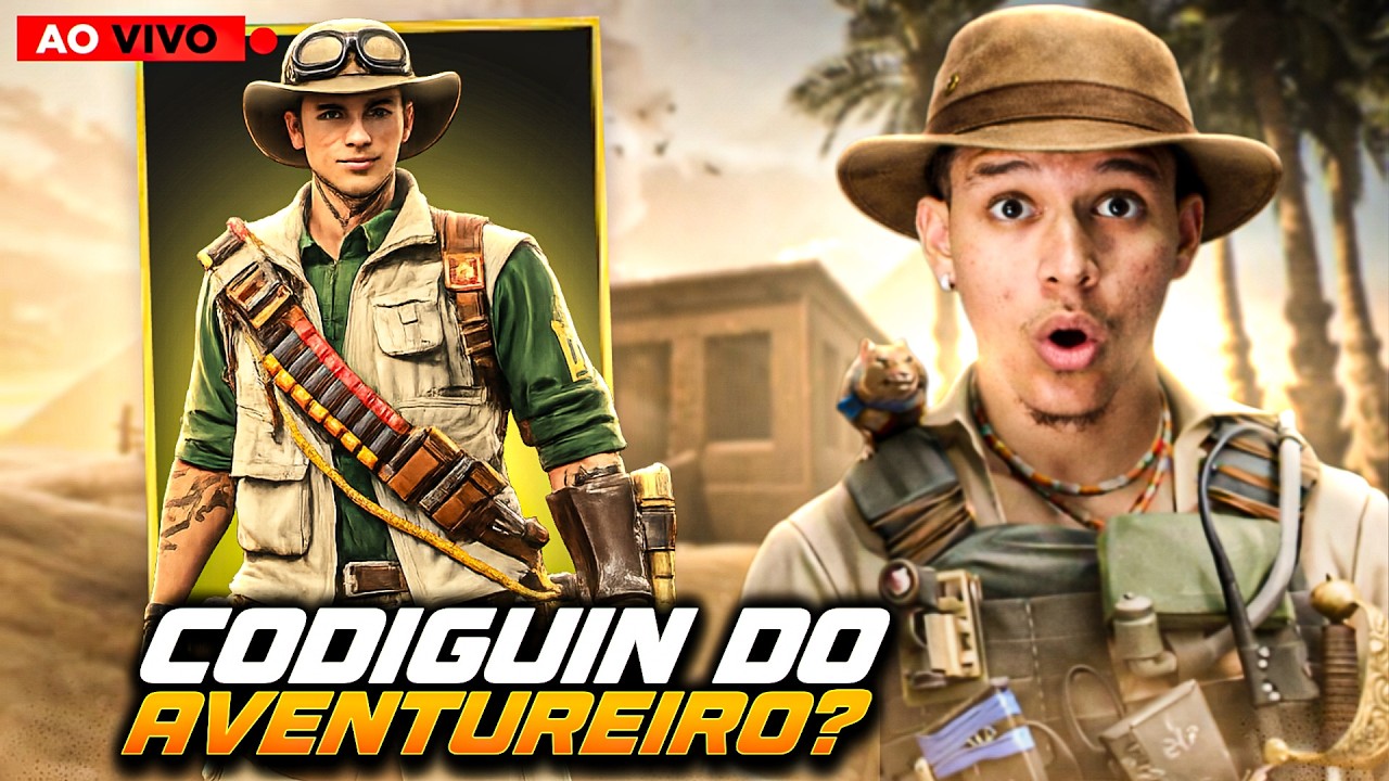 🔴 DREY DIFERENTE AO VIVO! 🤷🏽‍♂️🔴 CODIGUIN DO AVENTUREIRO?! 🤷🏽‍♂️😏🔴 @dreyodiferenciadooo #240k 😍