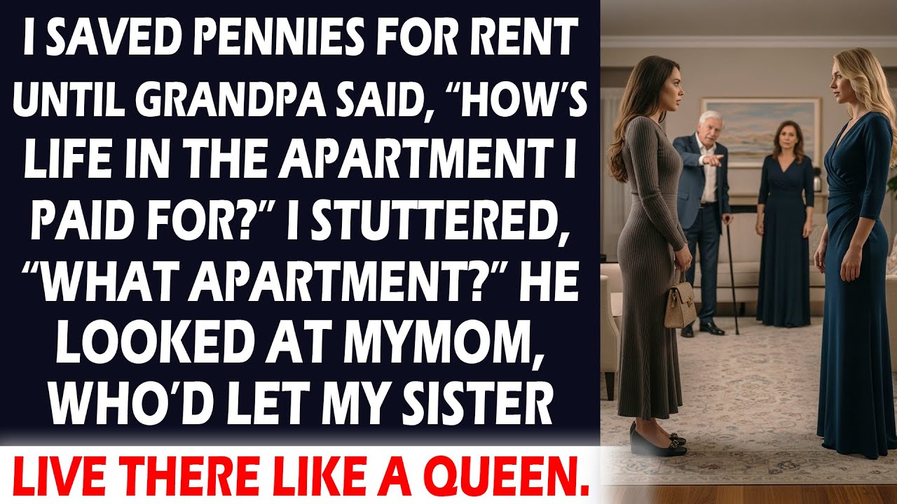 My Sister Lived Like a Queen in My Apartment, Until Grandpa Revealed the Truth