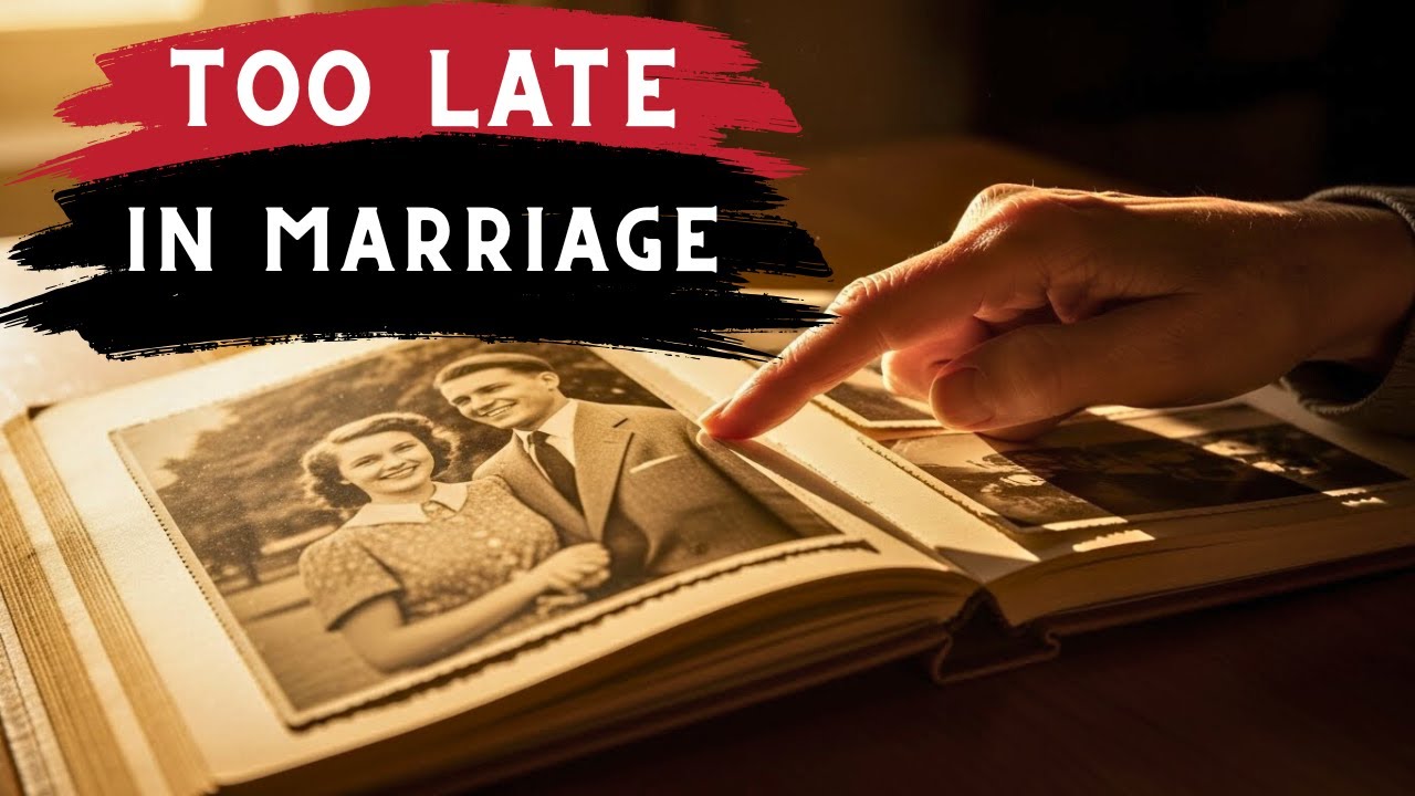 The Regret That Often Comes Too Late in Marriage
