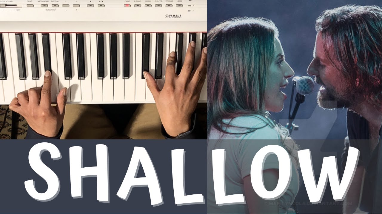 PIANO FACILE - SHALLOW - LADY GAGA & BRADLEY COOPER