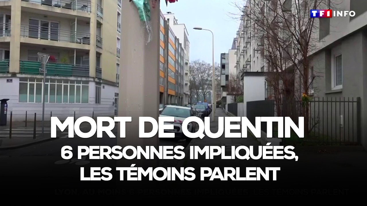 Mort de Quentin : 6 personnes impliquées, les témoins parlent｜TF1 INFO