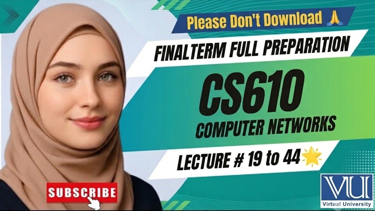 CS610 Finalterm Preparation 2026 | Lecture wise preparation with Mcqs, shorts & Long 🌟✨