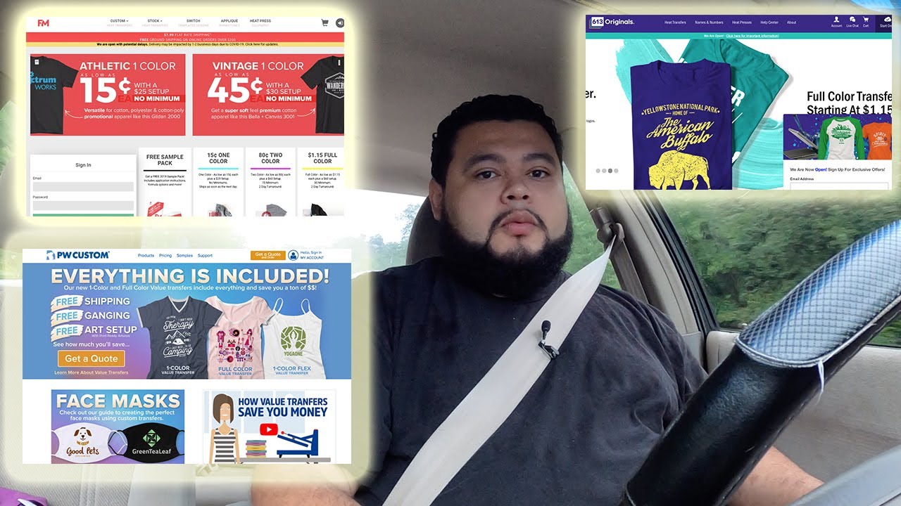 My Top Plastisol Heat Transfer Vendors/Websites | FM Expression, 613 Original, PW Custom