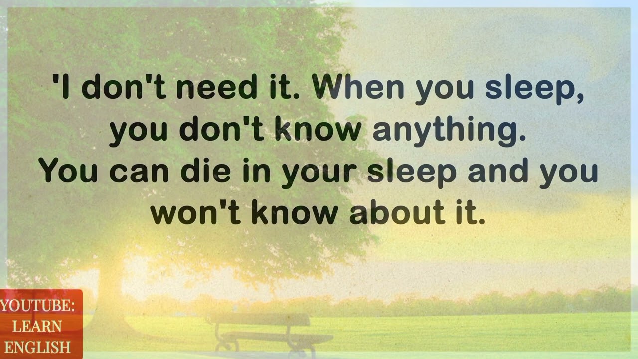 Learn English through Story The Boy Who Couldn't Sleep