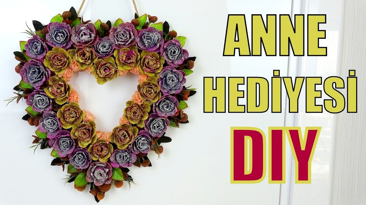 YUMURTA KARTONU DEYİP GEÇMEYİN! (Kapı Süsü Yapımı) / Kendin Yap Annemize Hediye / Geri Dönüşüm