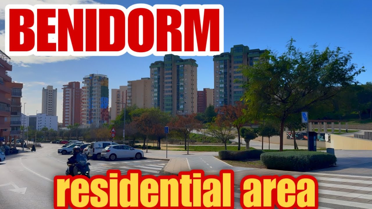 Benidorm - Residential Neighborhood in winter! 🏡🌴