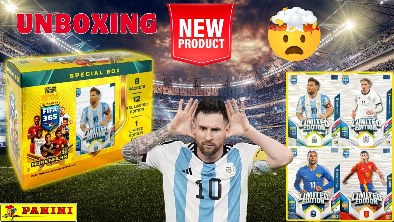 UNBOXING FIFA 365 2026 Special Box Adrenalyn XL Κάρτες Panini