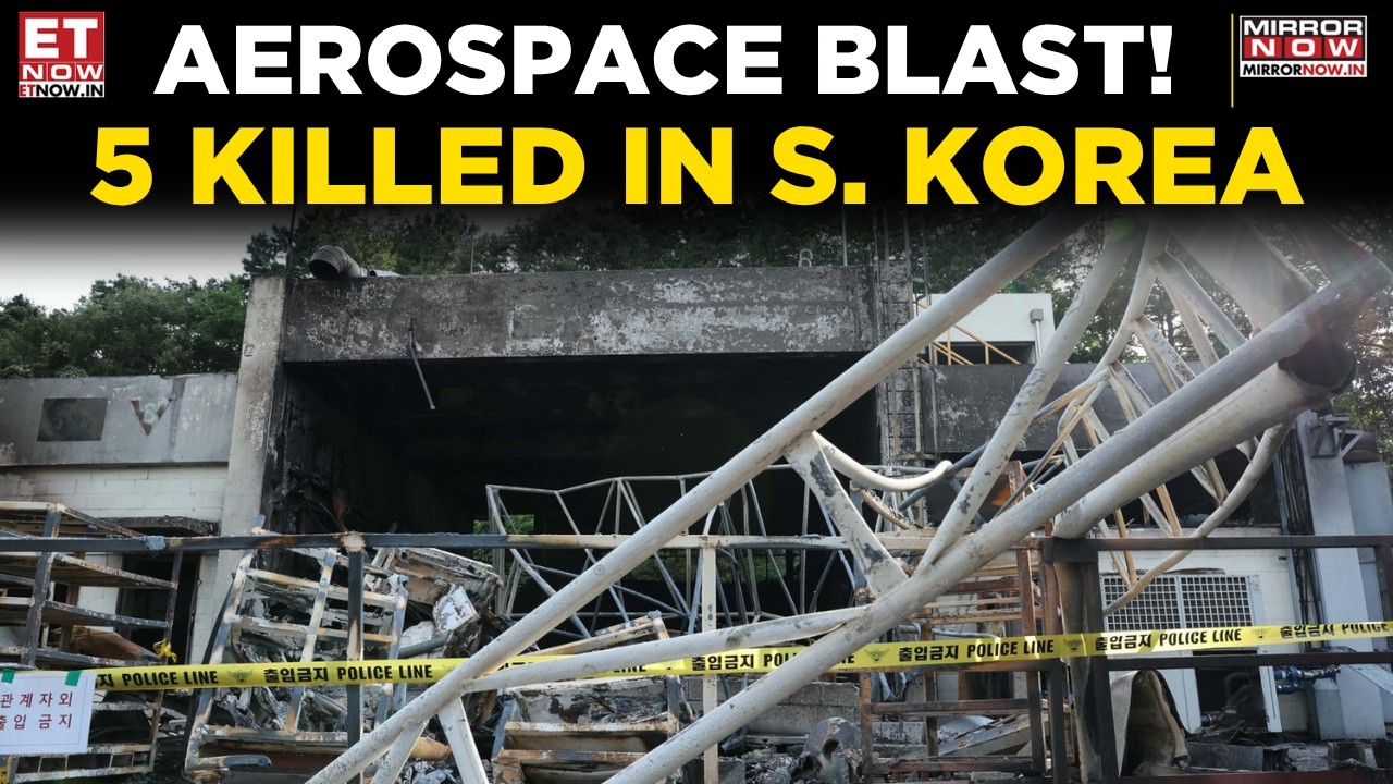 South Korea Factory Blast: Deadly Explosion At Hanwha Aerospace Plant Kills 5 Workers | WATCH