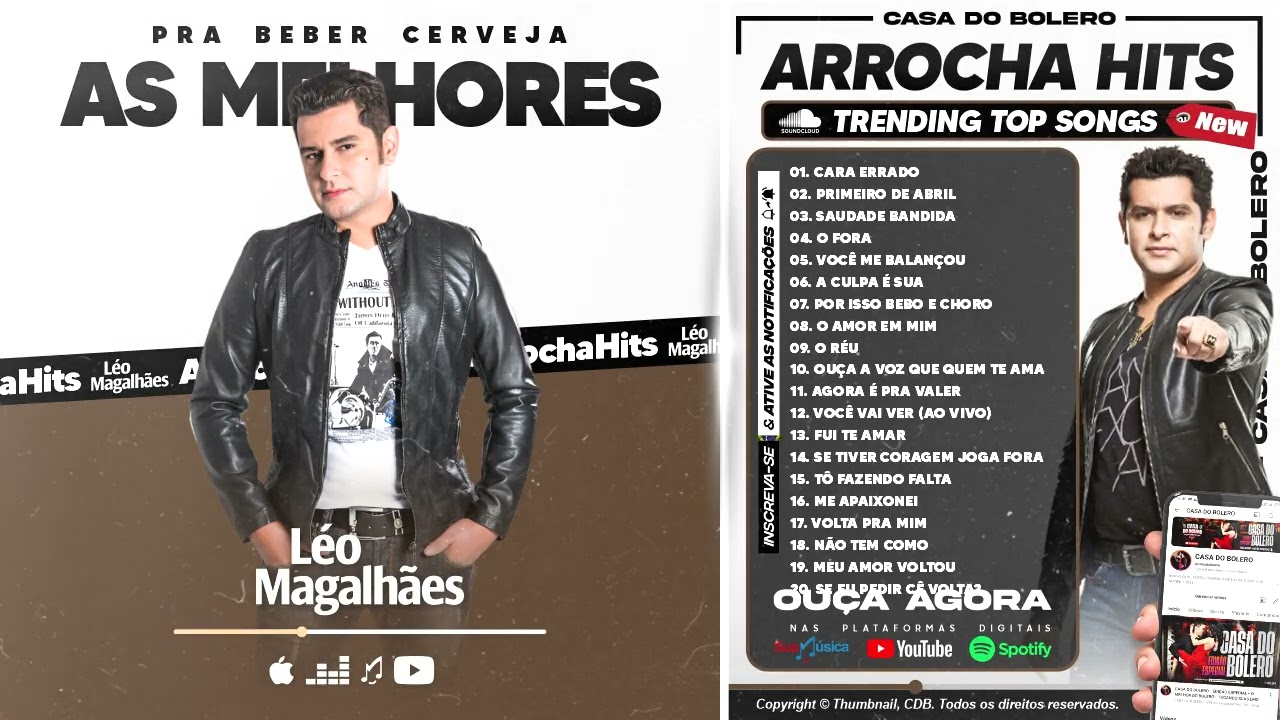 LÉO MAGALHÃES SÓ SUCESSOS - AS ANTIGAS ROMÂNTICAS - LÉO MAGALHÃES AS MAIS TOCADAS #leomagalhaes