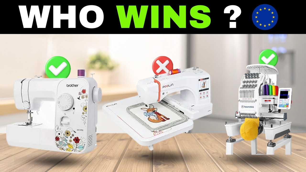 ✅ Top 7 Best Embroidery Machines in Europe [2026] 🧵 For Beginners & Small Businesses