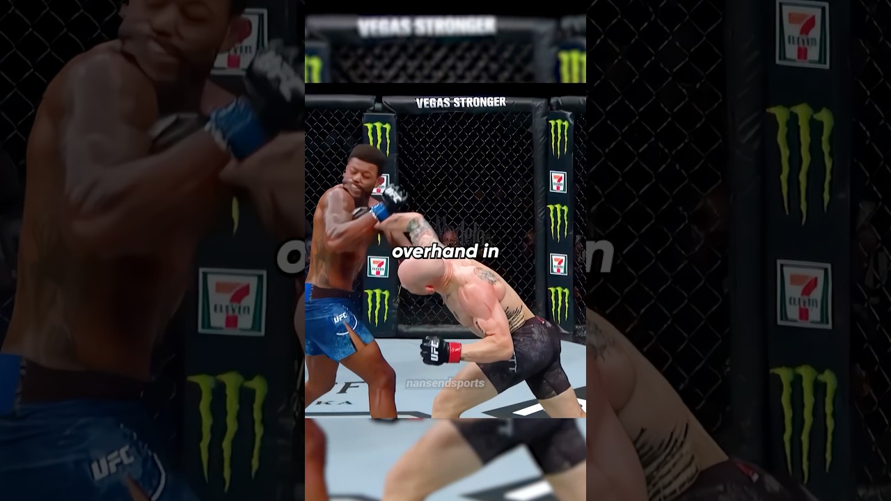 Perfect Overhand in the UFC 🥊✅