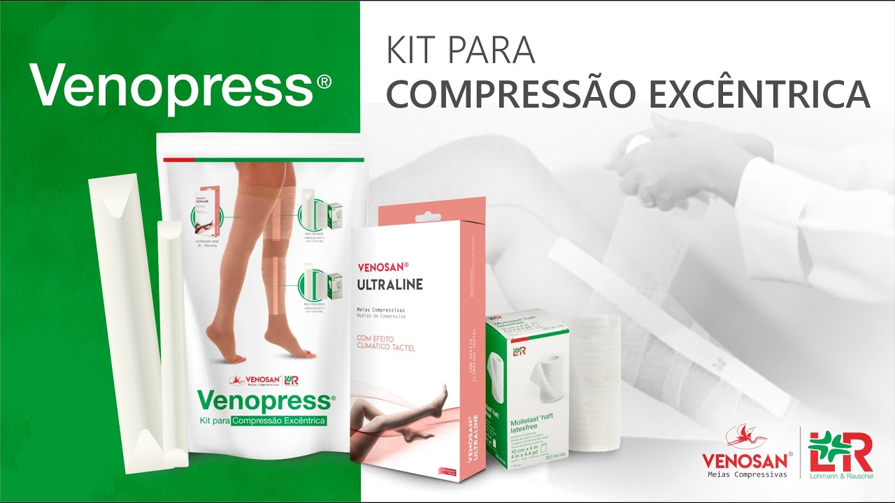VENOPRESS ®  - KIT PARA COMPRESSÃO EXCÊNTRICA