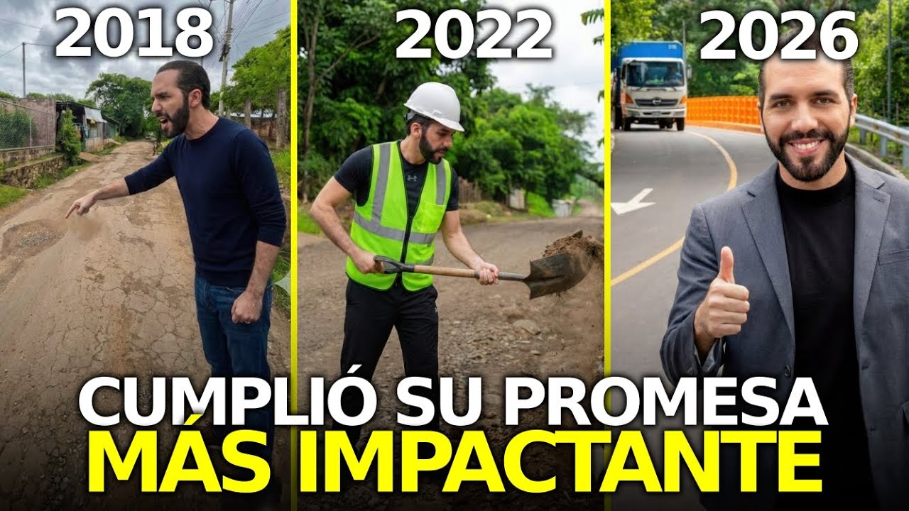 Bukele Prometió y Cumplió Carretera que Otros Jamás Hicieron