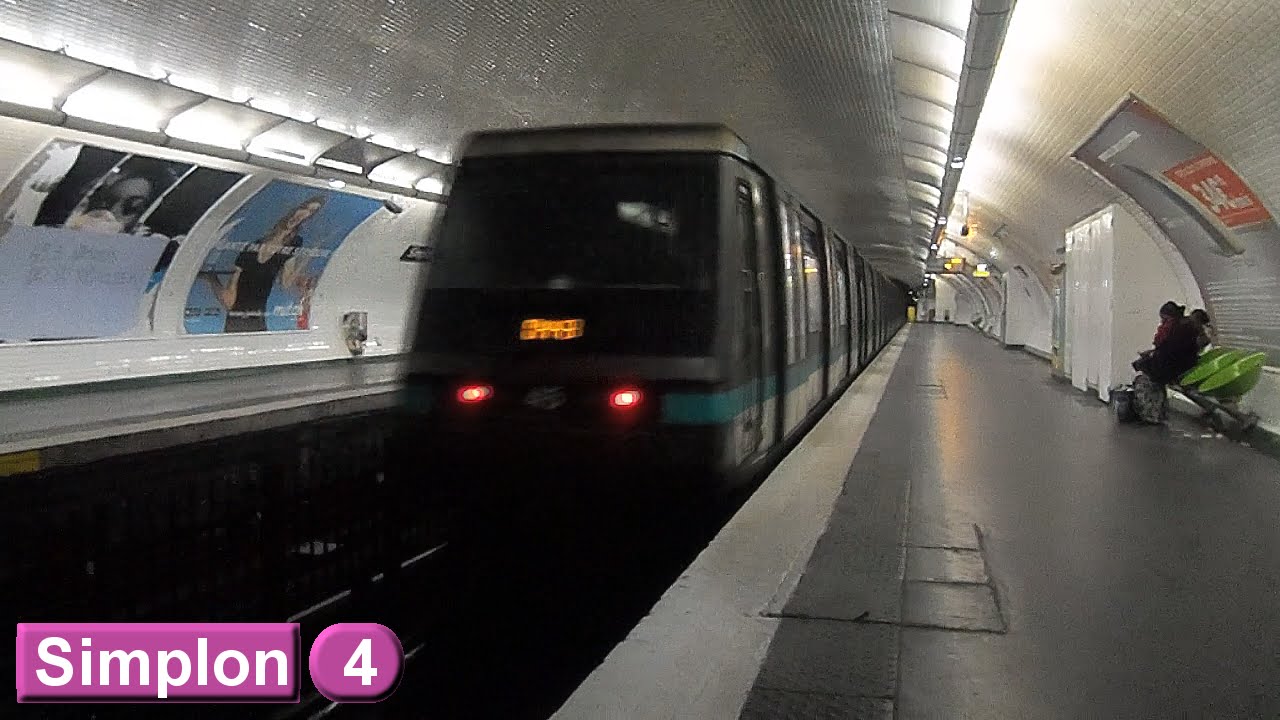 Парижский метрополитен : Симплон | линия 4 ( RATP MP89 )
