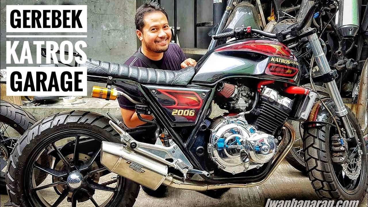 TERBONGKAR ‼️ RAHASIA BENGKEL CUSTOM KATROS GARAGE ‼️ DALEMNYA ISTIMIWIRRR 😱🔥