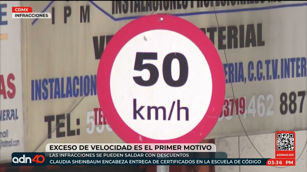 10 mil infracciones de tránsito por día en la Ciudad de México; exceso de velocidad principal motivo