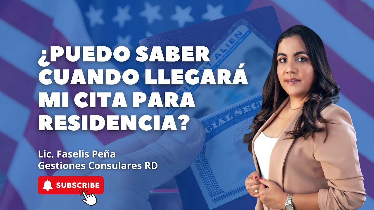 ¿PUEDO SABER CUANDO ME LLEGARÁ MI CITA DE RESIDENCIA? #visa#usa#seispasos#boletindevisas#asesoria