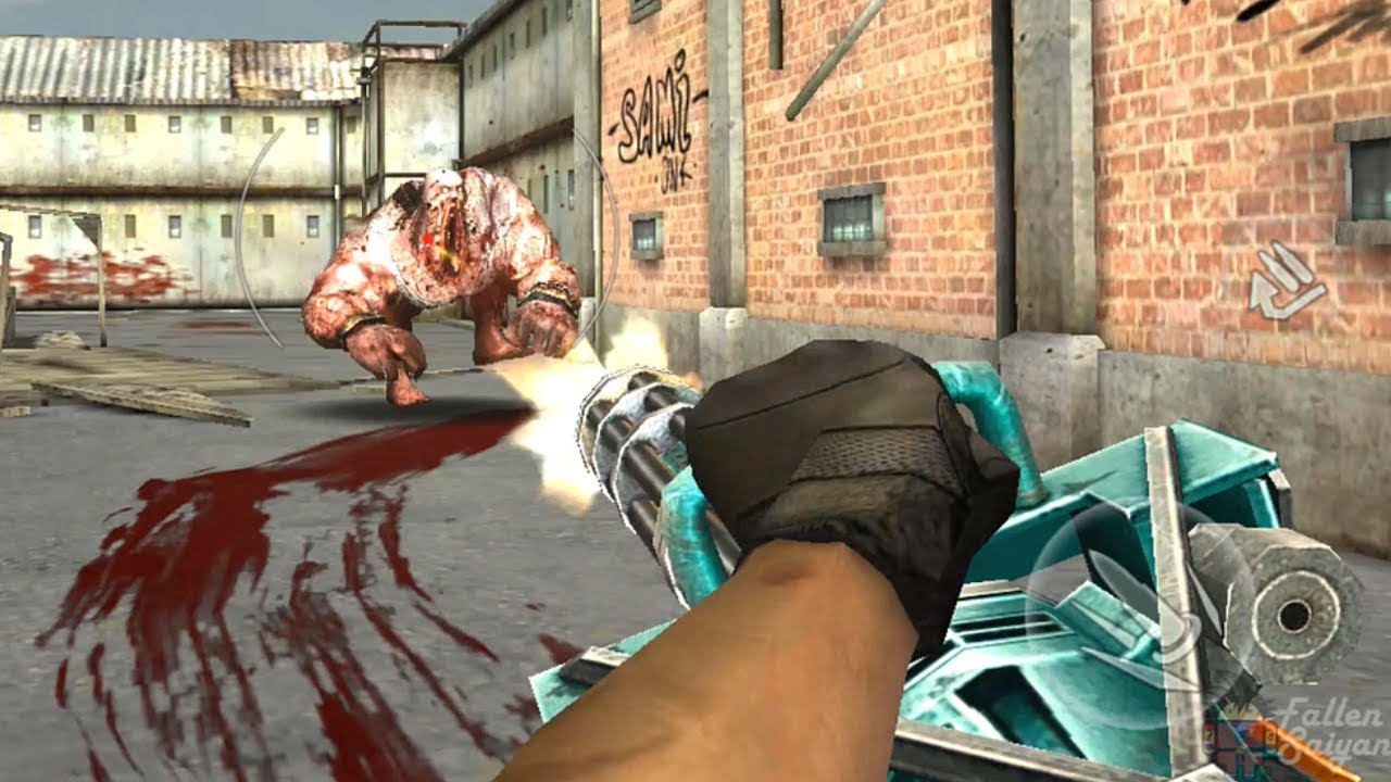 Zombie Frontier 3 | Gatling Gun Gameplay vs All Bosses - Lomelvo