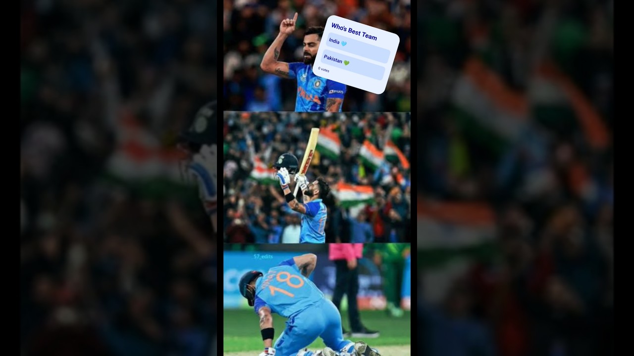 India vs Pakistan highlights Virat Kohli ☠️🤬🥶#cricket #indiavspakistan #indvspak #viratkohli