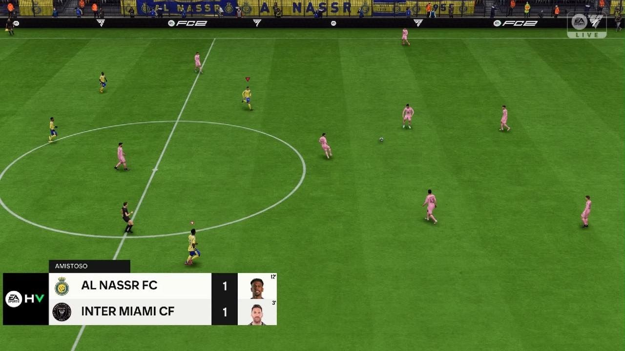 EA SPORTS FC 25 al nassr vs inter Miami