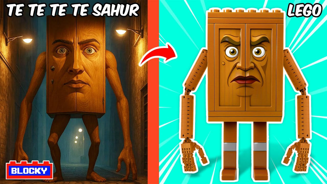 Construyo un producto LEGO Brainrot divertido y único | Blocky Bricks ESP
